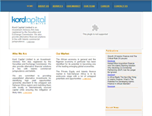 Tablet Screenshot of kordcapital.com